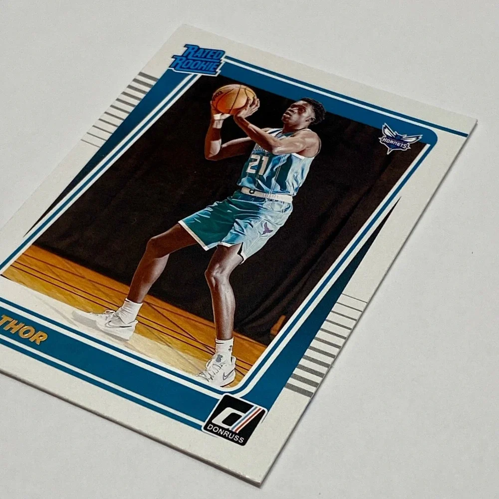 2021-22 2021-22 Panini Donrruss Rated Rookie JT Thor (RC) Charlotte Hornets #222